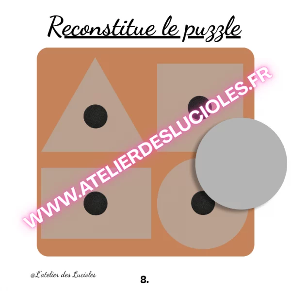 Livret d’apprentissage THEME : Les formes & les couleurs ( 12 à 18 mois) – Image 4